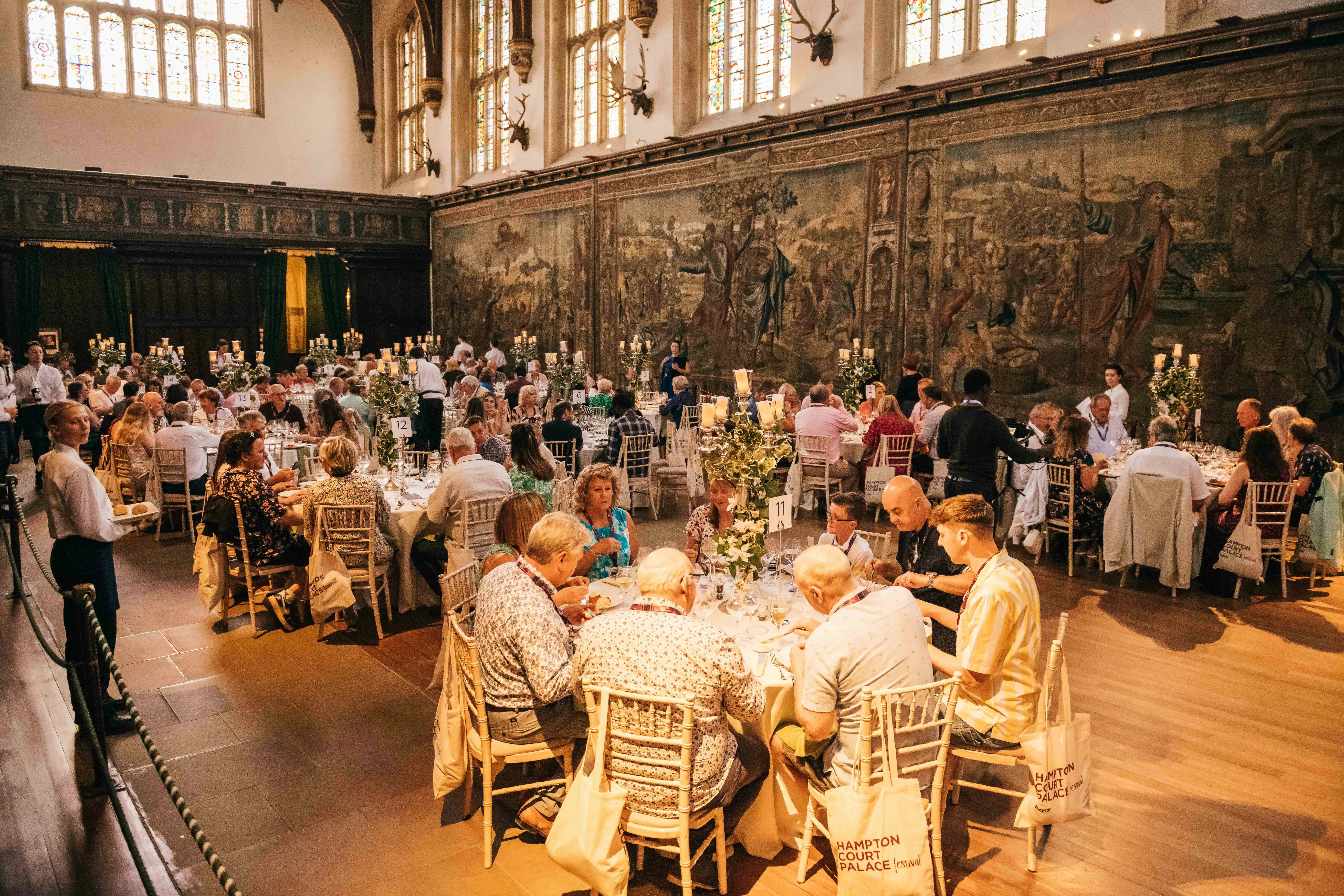 Kings VIP Dining Experience - Private tables of 10, Hampton Court Palace Festival 